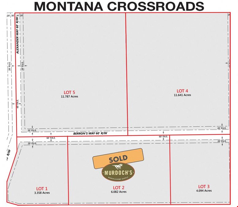 Montana Crossroads Subdivision