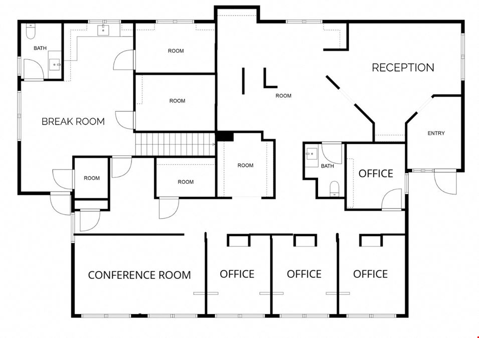 Renovated Office Building New Bern