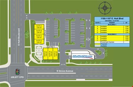 Preview of VacantLand space for Rent at 1185-1187 E Holt Blvd