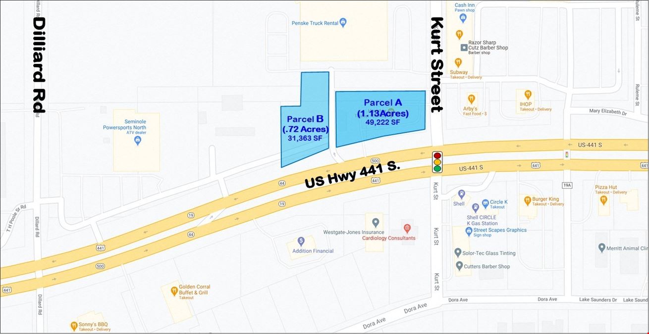 1.85 ACRE COMMERCIAL RE-DEVELOPMENT OPPORTUNITY IN EUSTIS, FL