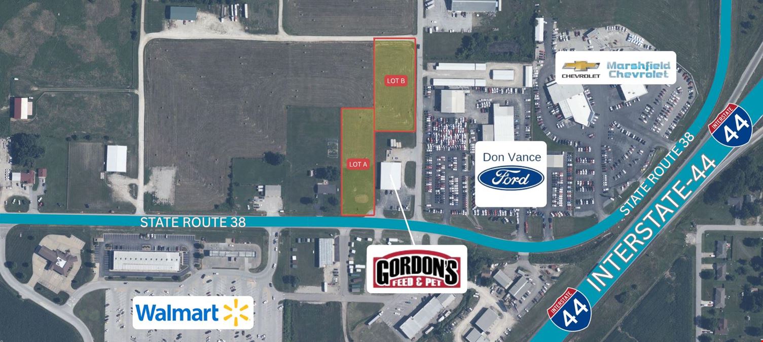 2.41 ACRES OF COMMERCIAL LAND IN MARSHFIELD