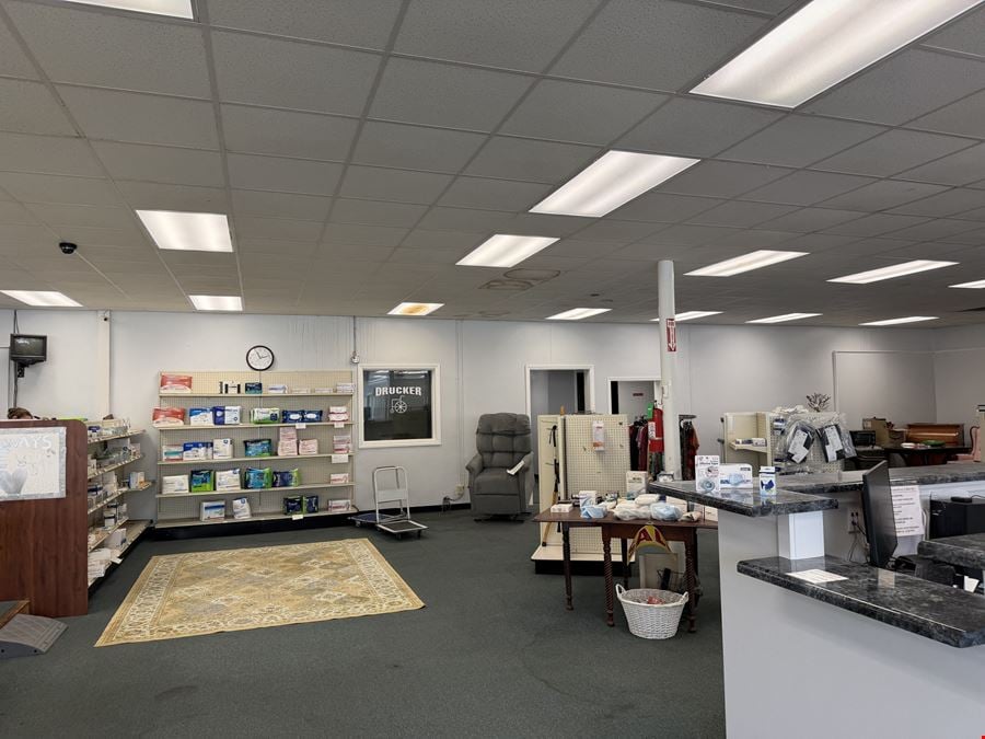 Regional Durable Medical Supplies - Possible Pivot to Drugstore Too - 110 E. Main St & Parking