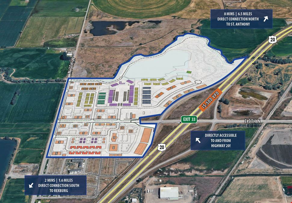 Highway 20 Interchange Pads
