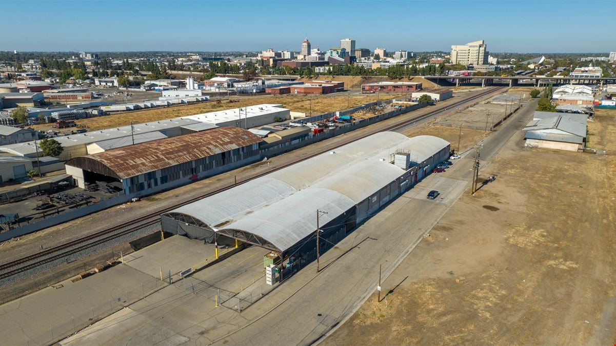 High Exposure Heavy Industrial Building in Fresno, CA