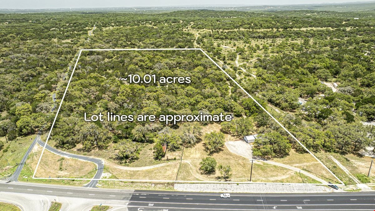 10 Acres on Hwy 281 in Spring Branch. TX