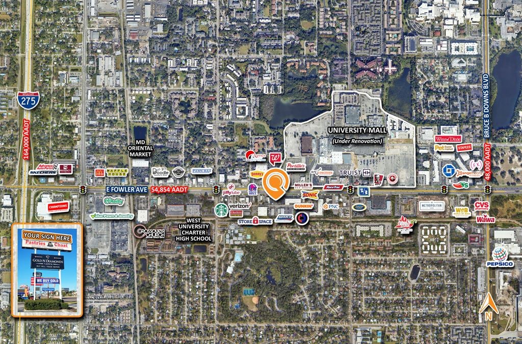 11K± SF Tampa Retail Anchor Space