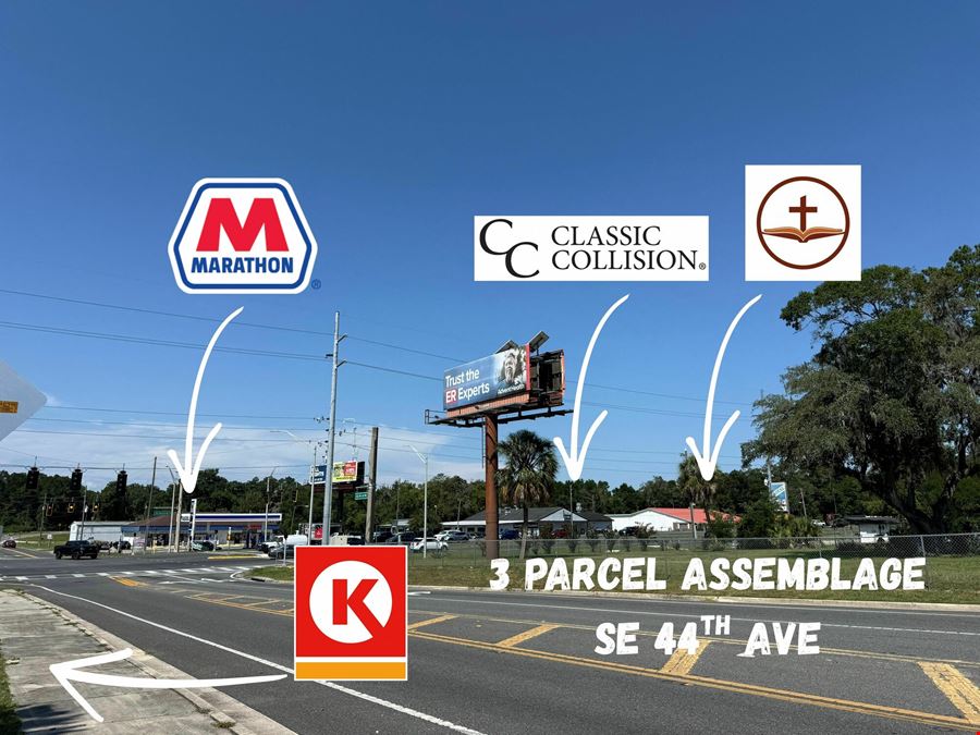 Three-Parcel Maricamp Assemblage at Lighted Intersection