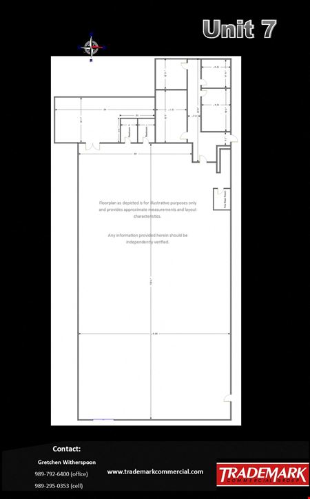 Preview of commercial space at 1700 James Savage Road