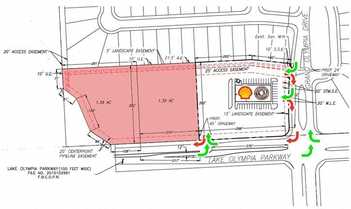 For Sale or Ground Lease I ± 2.78 Acres (Divisible) at Olympia Falls