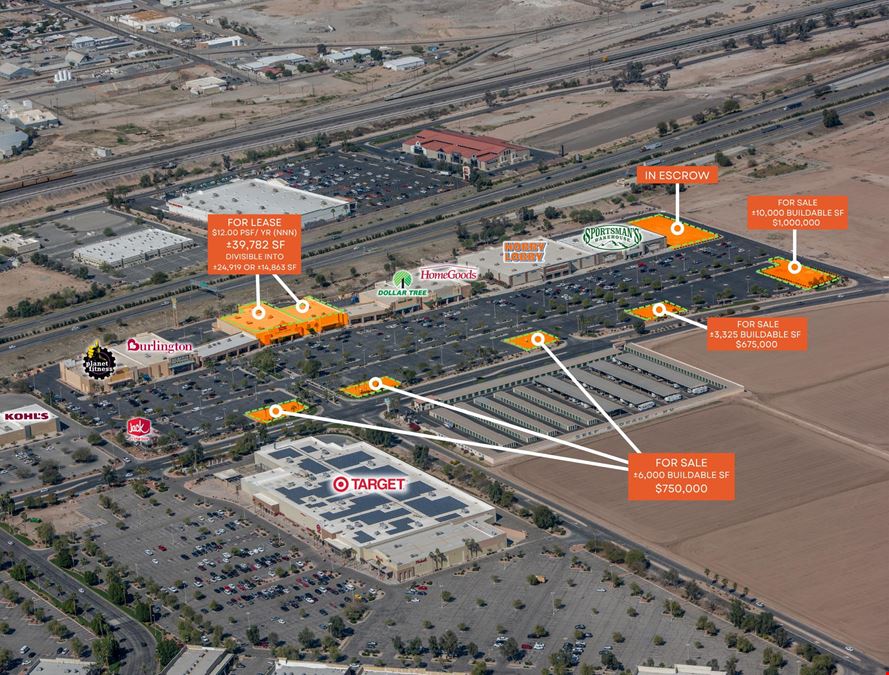 Las Palmillas Shopping Center - Retail Spaces & Pads