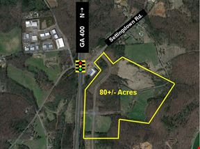 GA 400 at Settingdown Road / 80+/- Acres