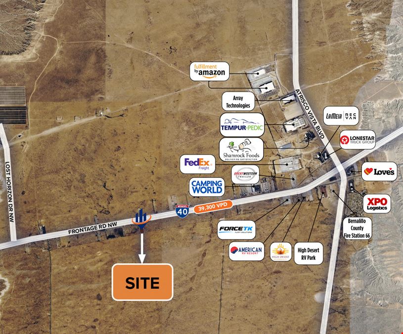 West I-40 Vacant Land Development Opportunity +/- 3.69 Acres