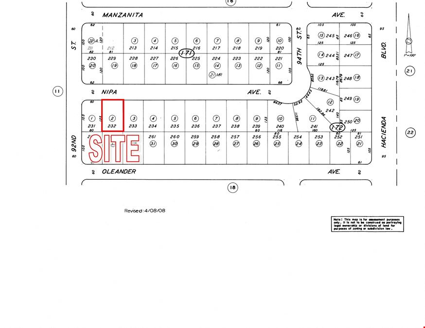 ±0.23 Acres of Level Land in California City