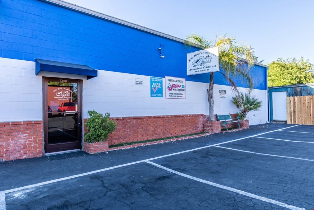 ±3,335 SF Automotive Building in Atascadero, CA