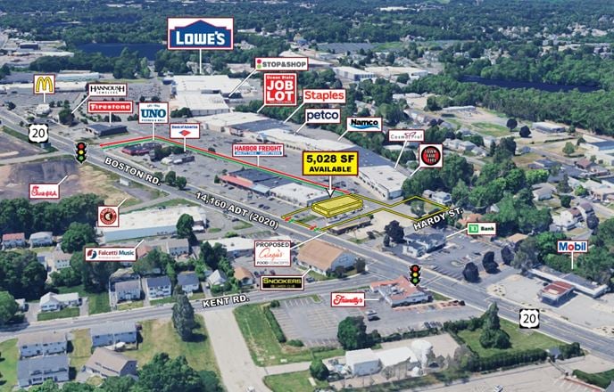 Preview of Retail space for Rent at 1770 Boston Rd