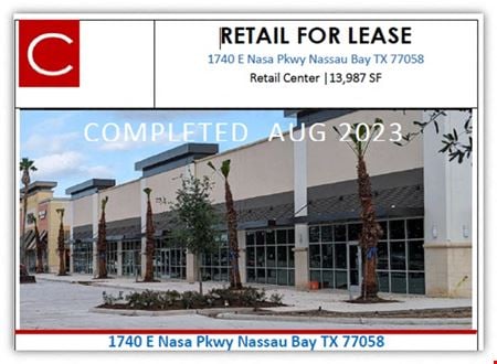 Preview of Retail space for Rent at 1740 E Nasa Pkwy Nassau Bay