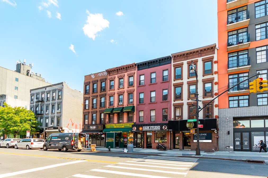 1,500 SF | 1440 Fulton Street | Bed-Stuy Renovated Vanilla Box Space for Lease