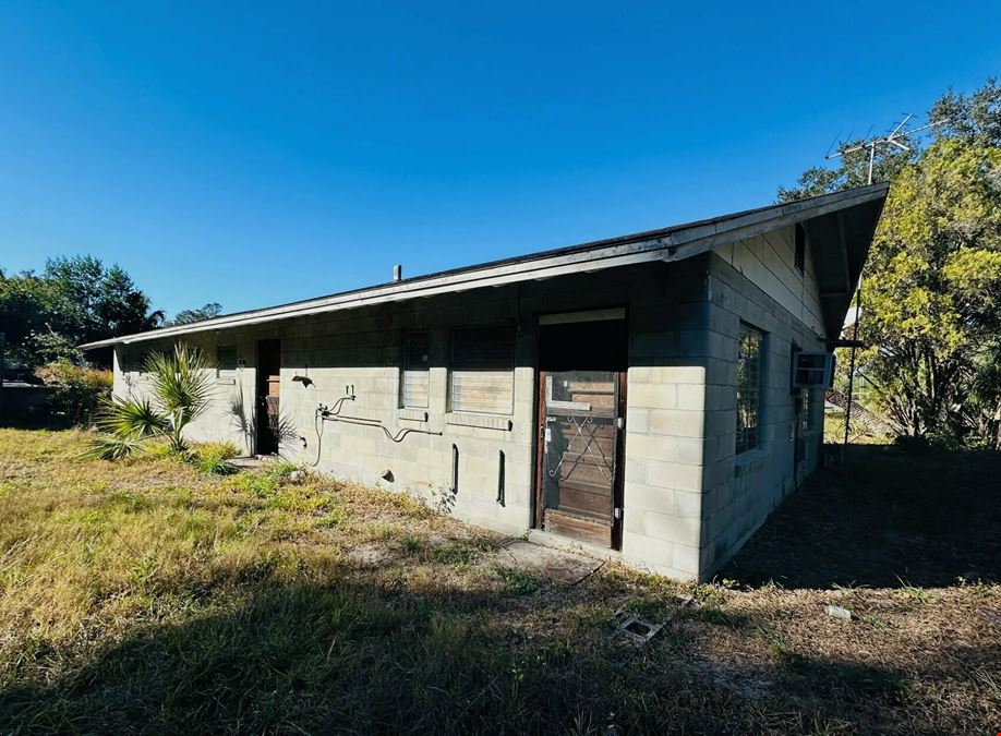 Over 1/2 Acre Opportunity With Improvements Near Downtown Lakeland