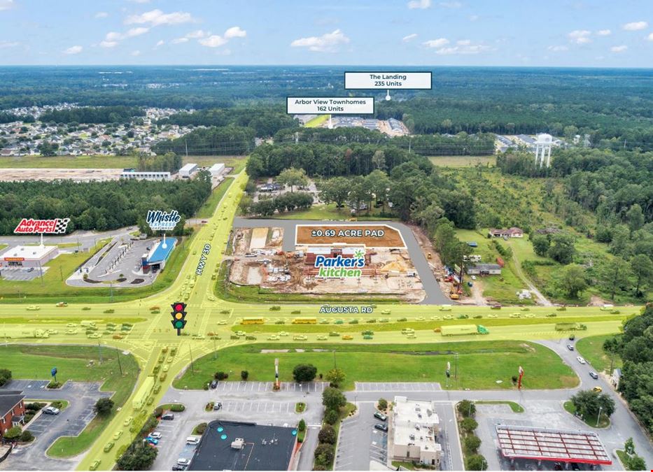 0.69 Acre Prime Retail Pad | Adjacent to Parker's