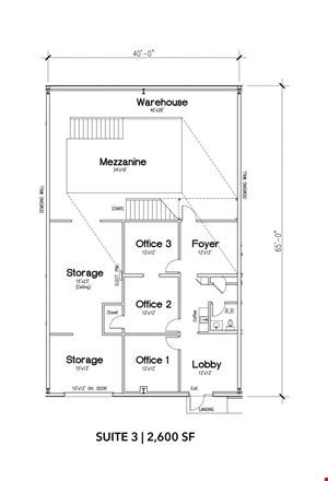 Preview of Industrial space for Rent at 8850 Windfern Rd (Suites 3 and 4)