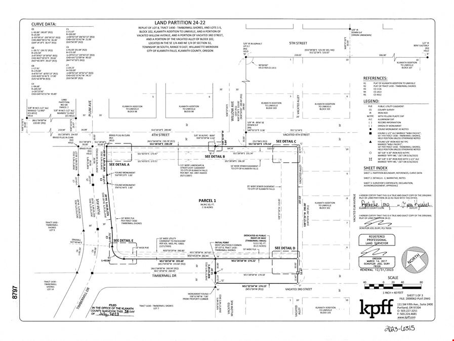 Mixed Use Site (Hotel, Retail, MFR) - Land for Sale - Klamath Falls, OR