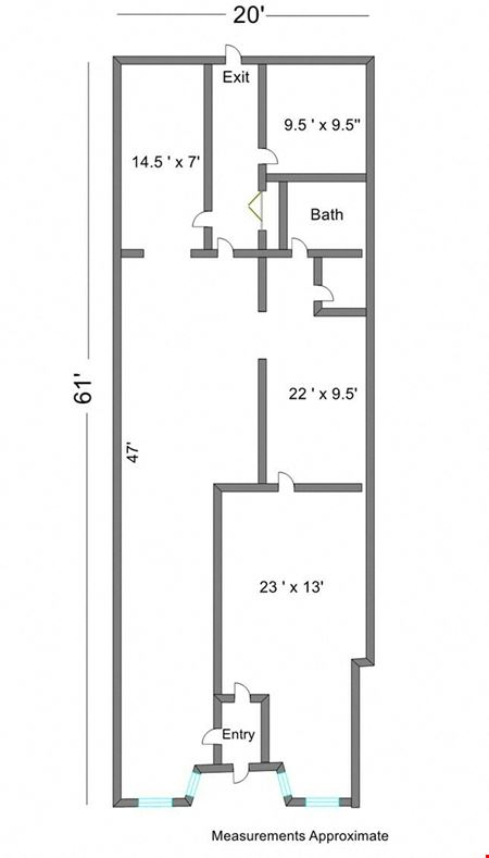 Preview of Retail space for Sale at 112 S State St