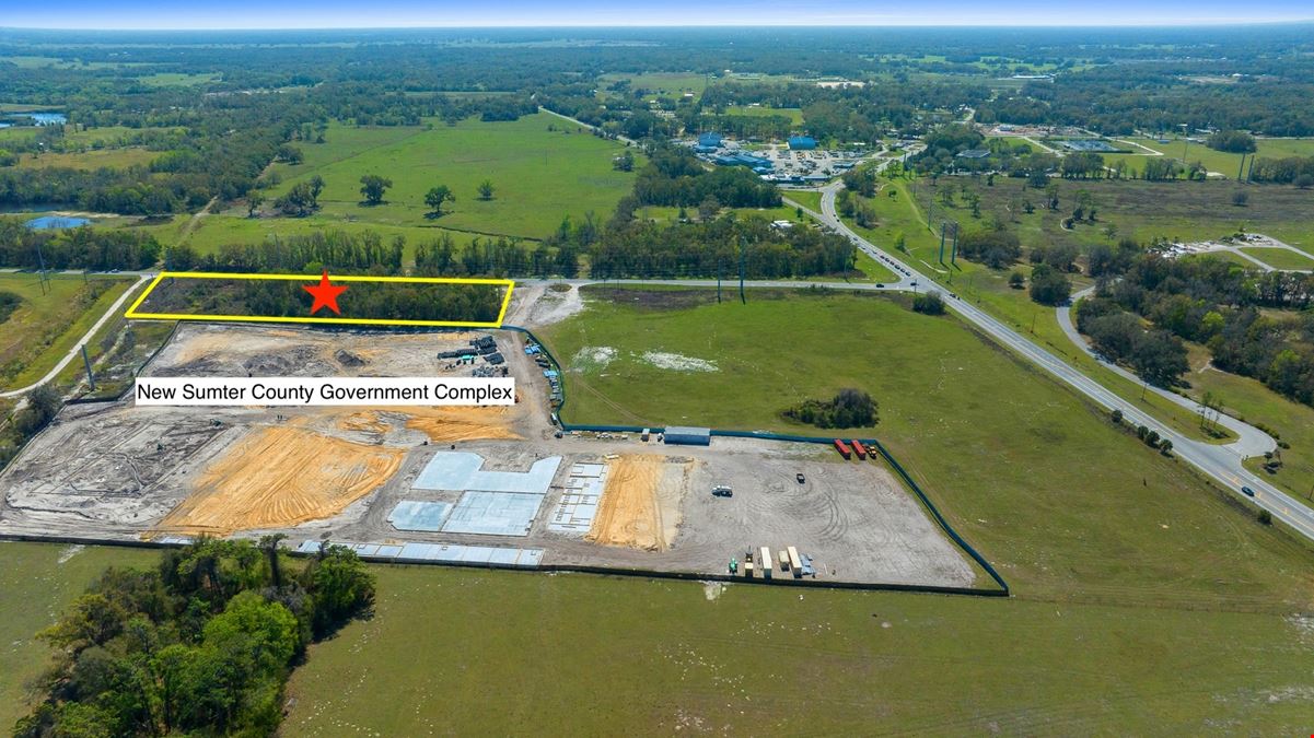 New Commercial Land fronting Sumter Co. Gov't Center
