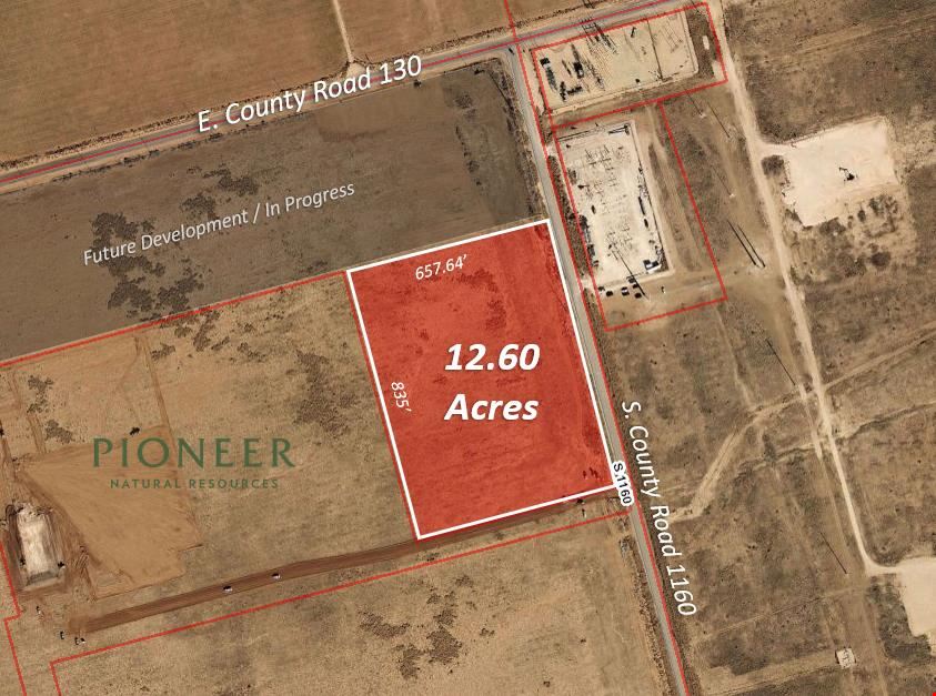 20.35 Acre Industrial Tract in Midland for Build to Suit