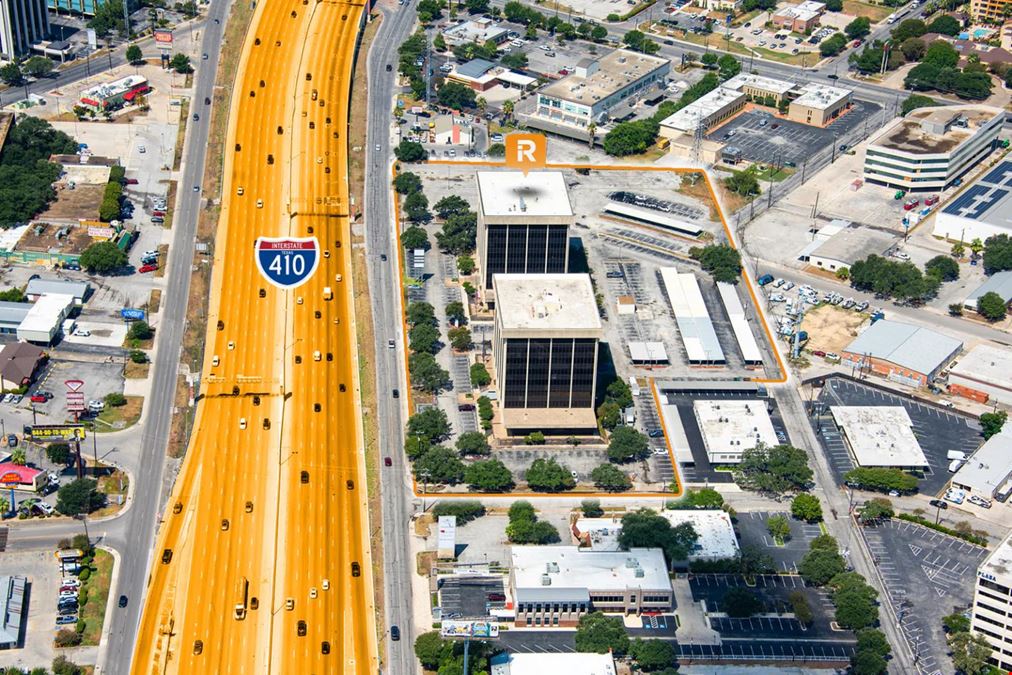 REO-Texas 185K SF Value Add Office | Alamo Towers, I-410 Visibility