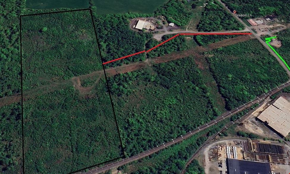 43 acres Heavy  Ind. w/ rail. Water/sewer.