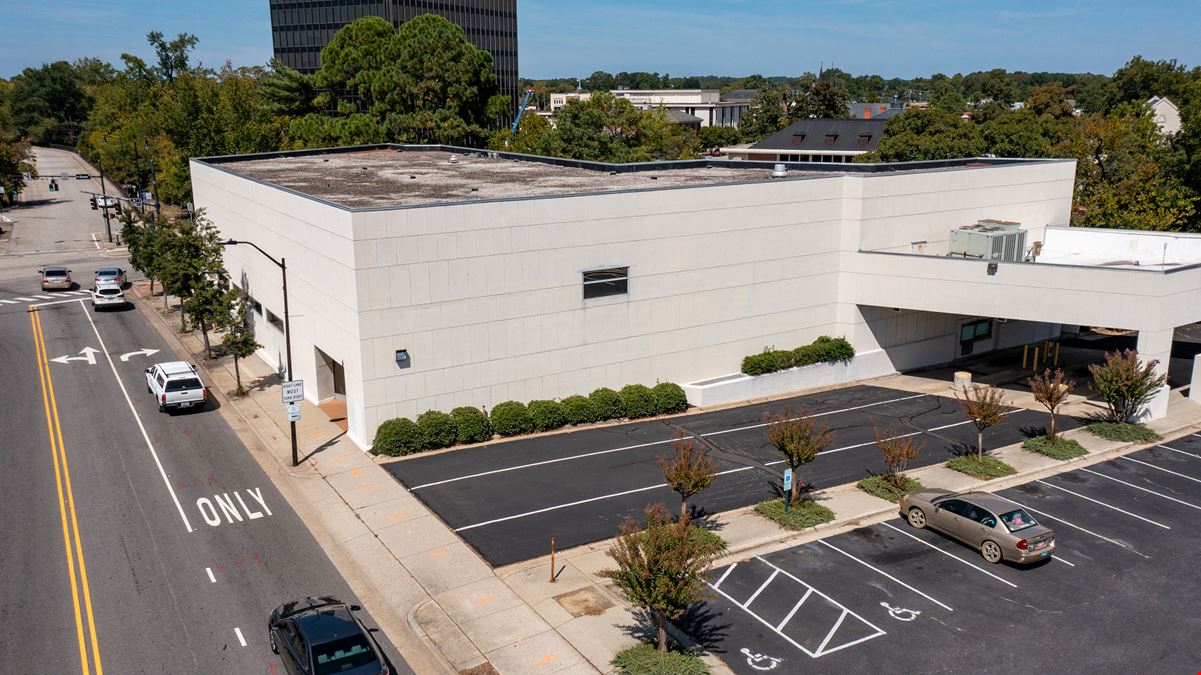 Office Building with Surface Parking Lot in Downtown