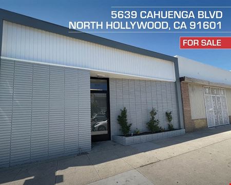 Preview of Industrial space for Sale at 5639 Cahuenga Blvd
