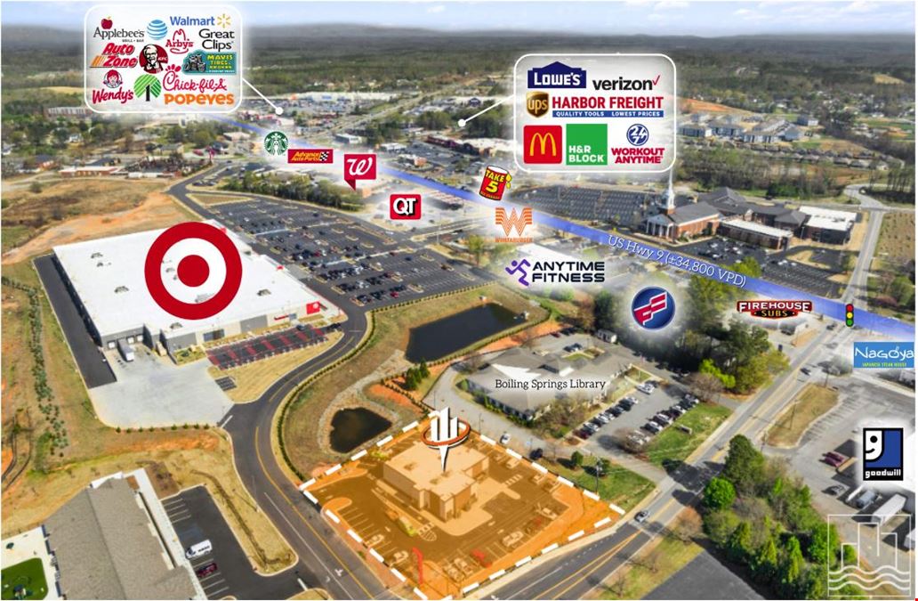 New Construction Retail Strip - Target Outparcel