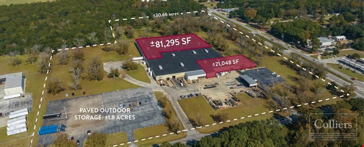 ±172,863-SF Manufacturing Building Available For Sale | ±21,048 - 81,295 SF For Lease