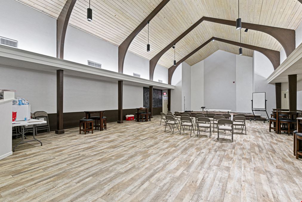 35,000 SF Church & 20,000 SF Youth Center For Sale in Downtown Greenville, TX