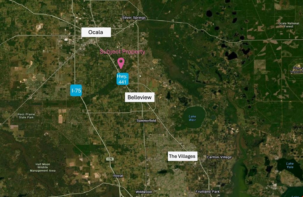 21.16 Acres on Hwy. 441, Ocala, FL. - Commercial District