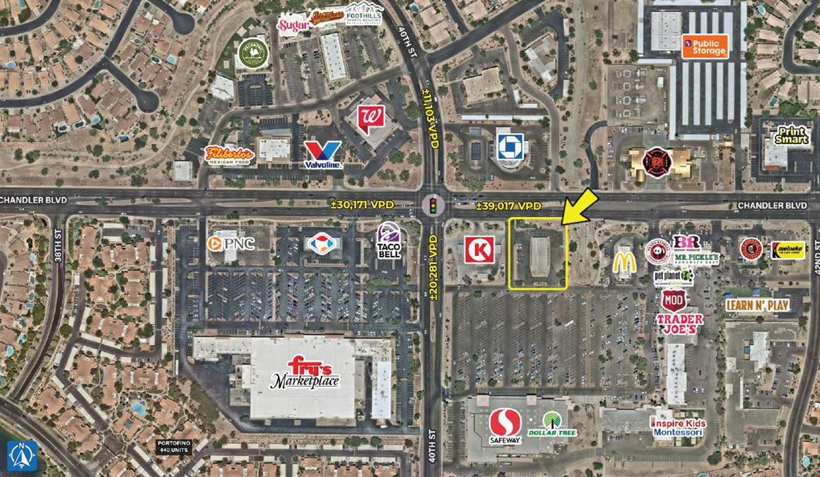 40th St & Chandler Blvd | SEC