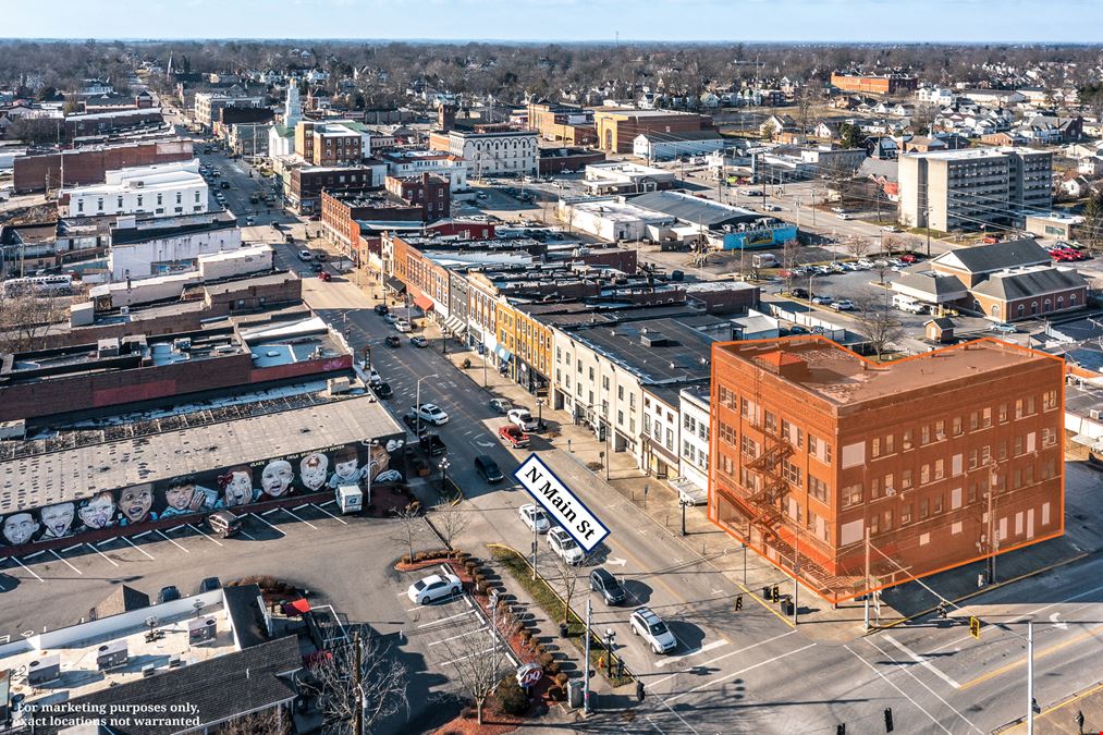 Online Auction, Downtown Winchester Vacant Apartment-Retail Building