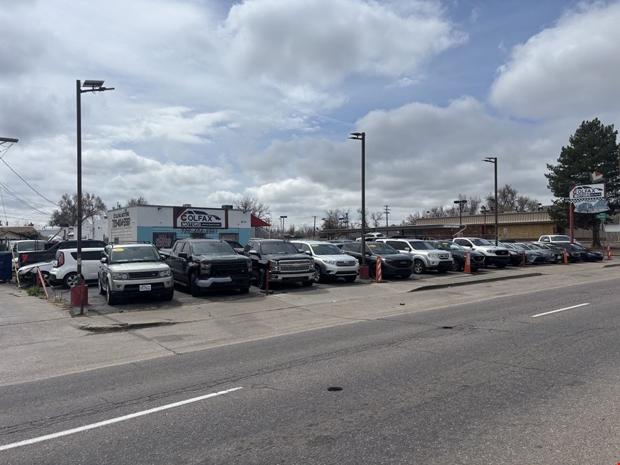 East Colfax Automotive Sales Lot