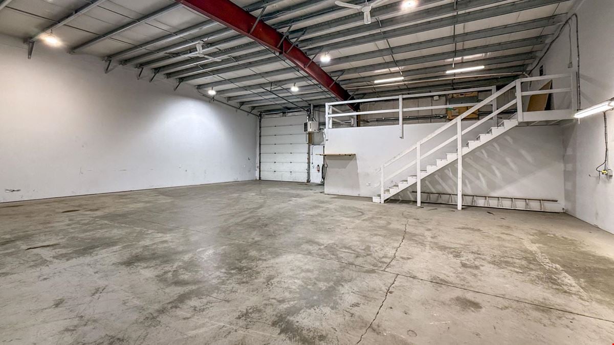 Industrial in-line unit available in Summerland