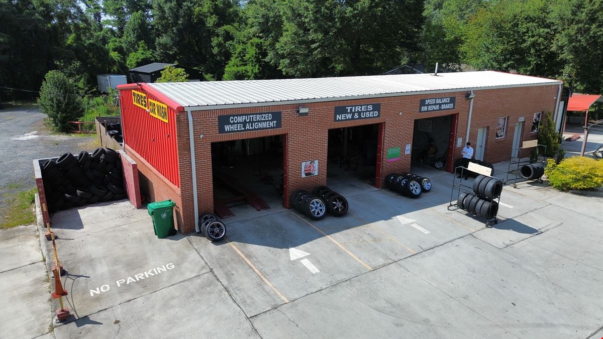 Three Bay Auto and Tire Shop for Sale - FF&E Included - Stonecrest