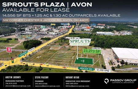 Preview of Retail space for Rent at NW corner Chester & Jaycox Rd
