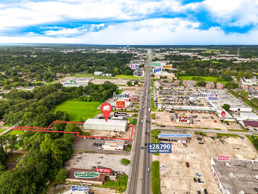 Highly Visible Build-to-Suit Industrial or Retail Opportunity on Johnston