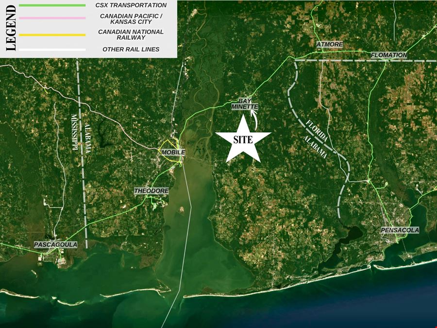8+ Acres with Rail Access