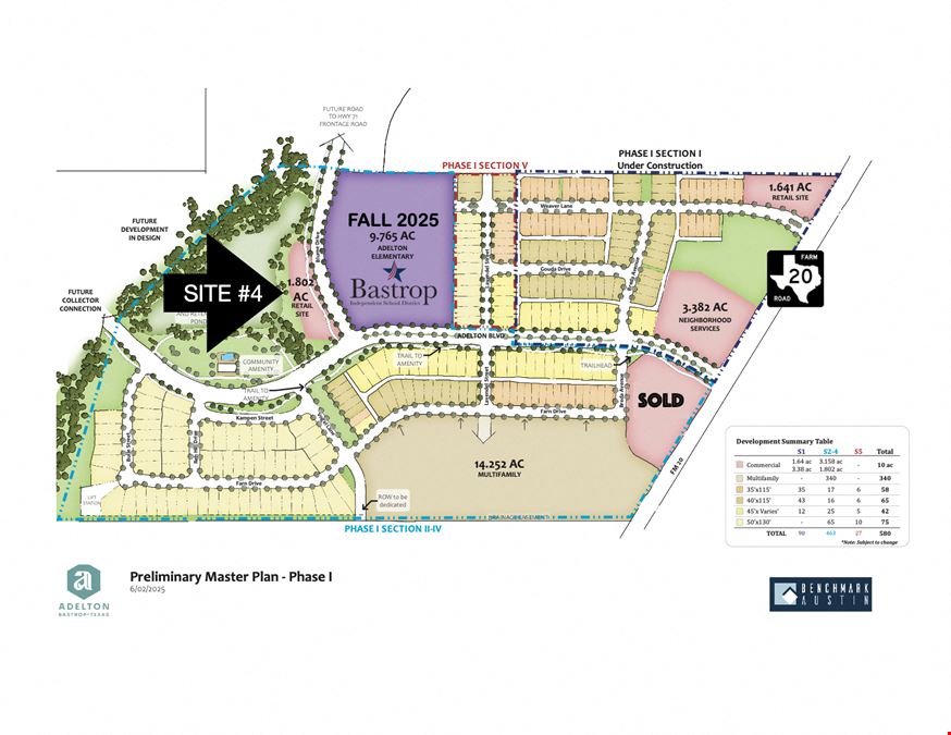 NWC Adelton Blvd and Blume Drive