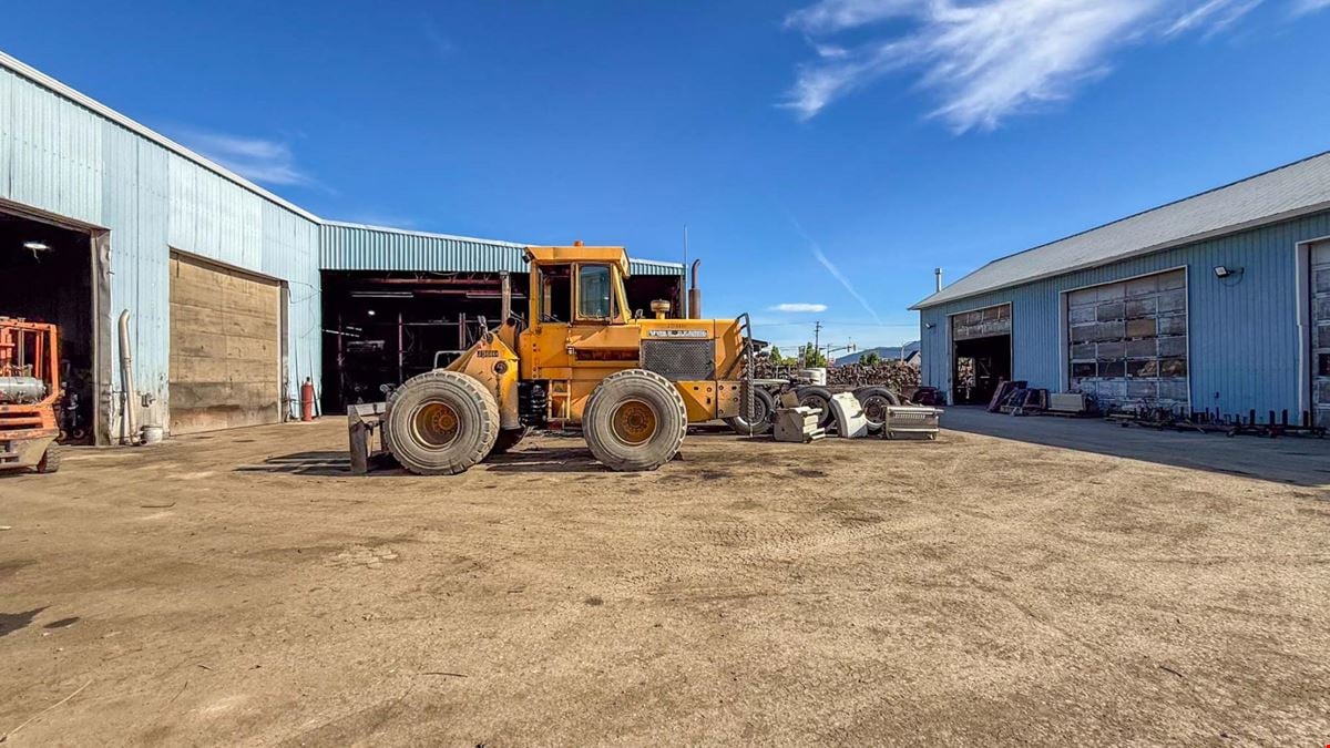 2.3 acres of industrial yard space available for lease in Vernon.