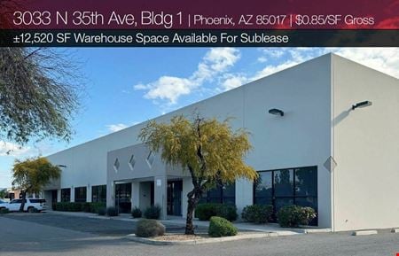 Preview of Industrial space for Rent at 3033 North 35th Ave - Bldg 1 