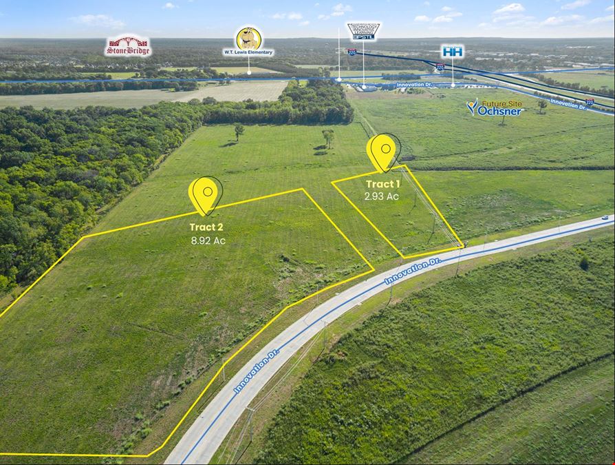 Innovation Dr. Land - Commercial Lots / Will Sub-divide