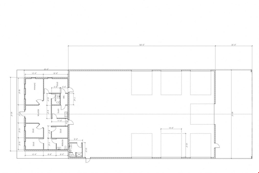 Crane-Ready Office/Warehouse near Substation!