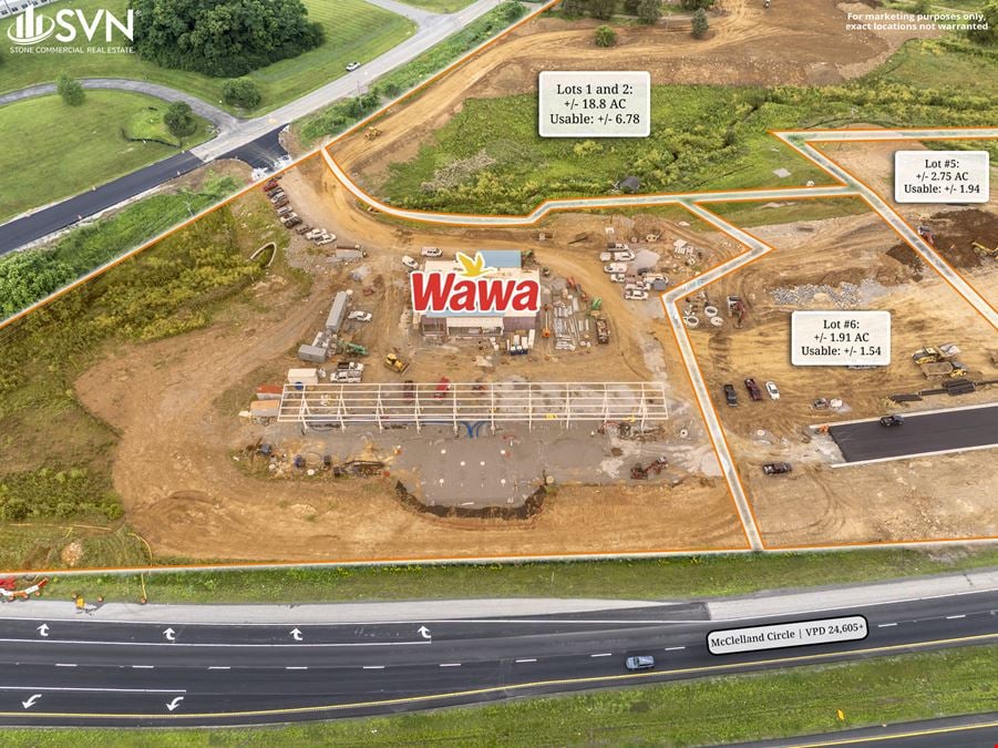 Prime Retail Frontage Lots for LEASE in Georgetown, KY